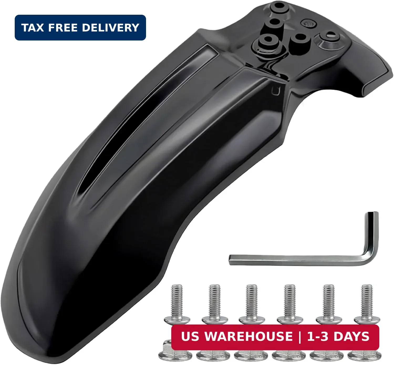 JERBOR Front Fender Mudguard For Tuttio Soleil01 Electric Dirt Bike – ABS Plastic With Screws (Replaces OEM)