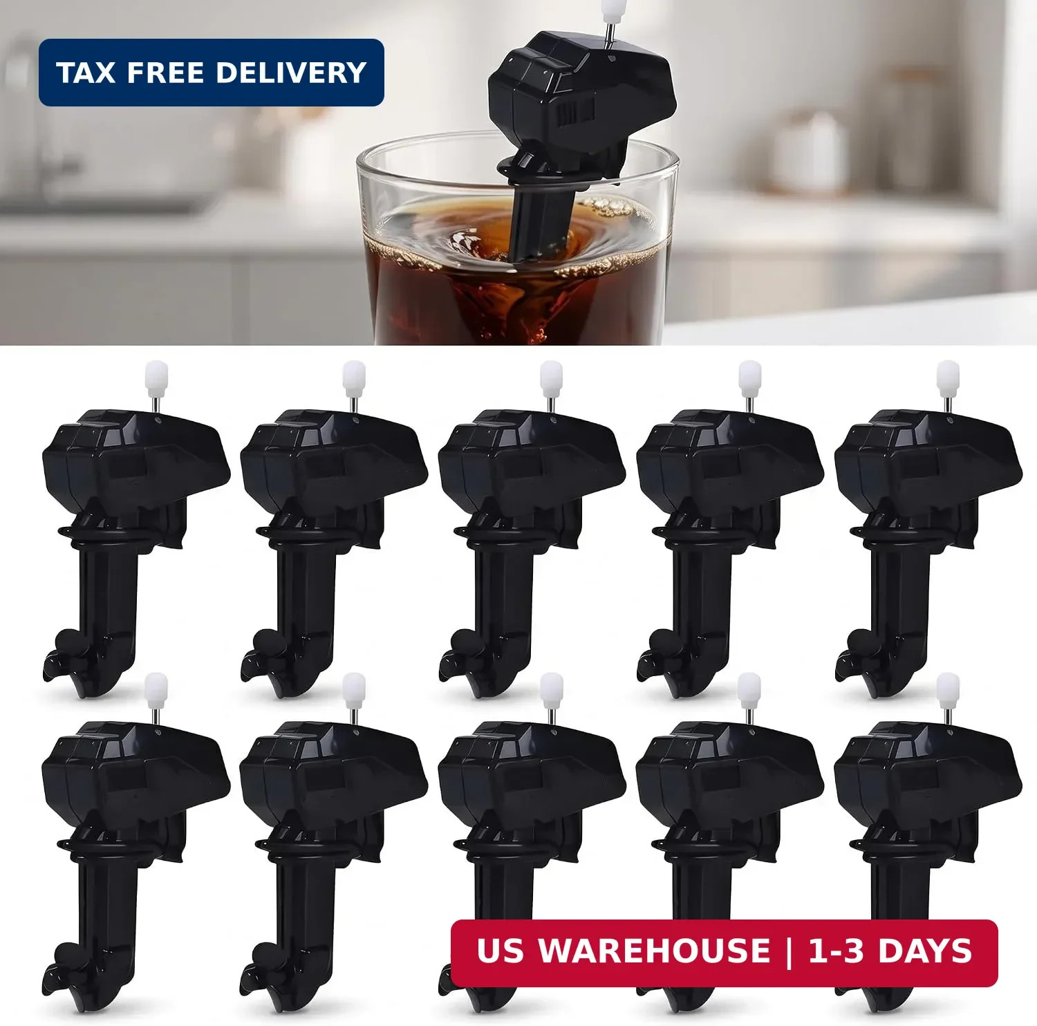 Boat Motor Coffee Stirrer