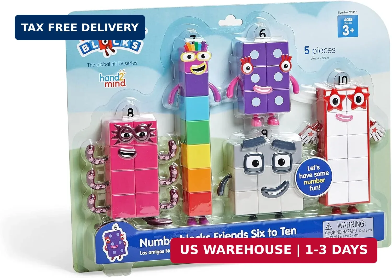 hand2mind Numberblocks Friends Six to Ten Figures - Official
