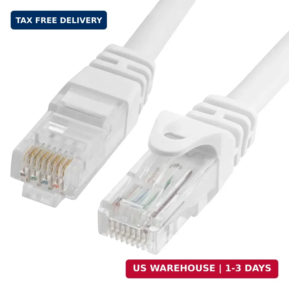 Cmple – Cat 6 Ethernet Cable 100 ft, Cat6 Patch Cables 10Gbps LAN Cable, 550MHz