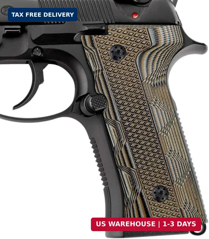 Cool Hand G10 Grips for Beretta Vertec, M9A3, 92X Centurion