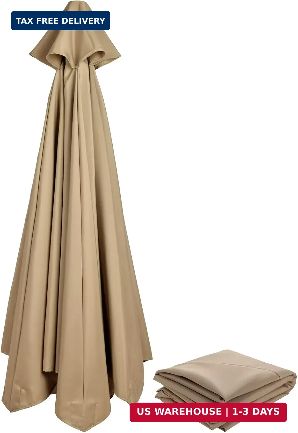 Replacement Umbrella Canopy for 10ft 6 Rib Patio Umbrella Fabric Replacement  Out | eBay