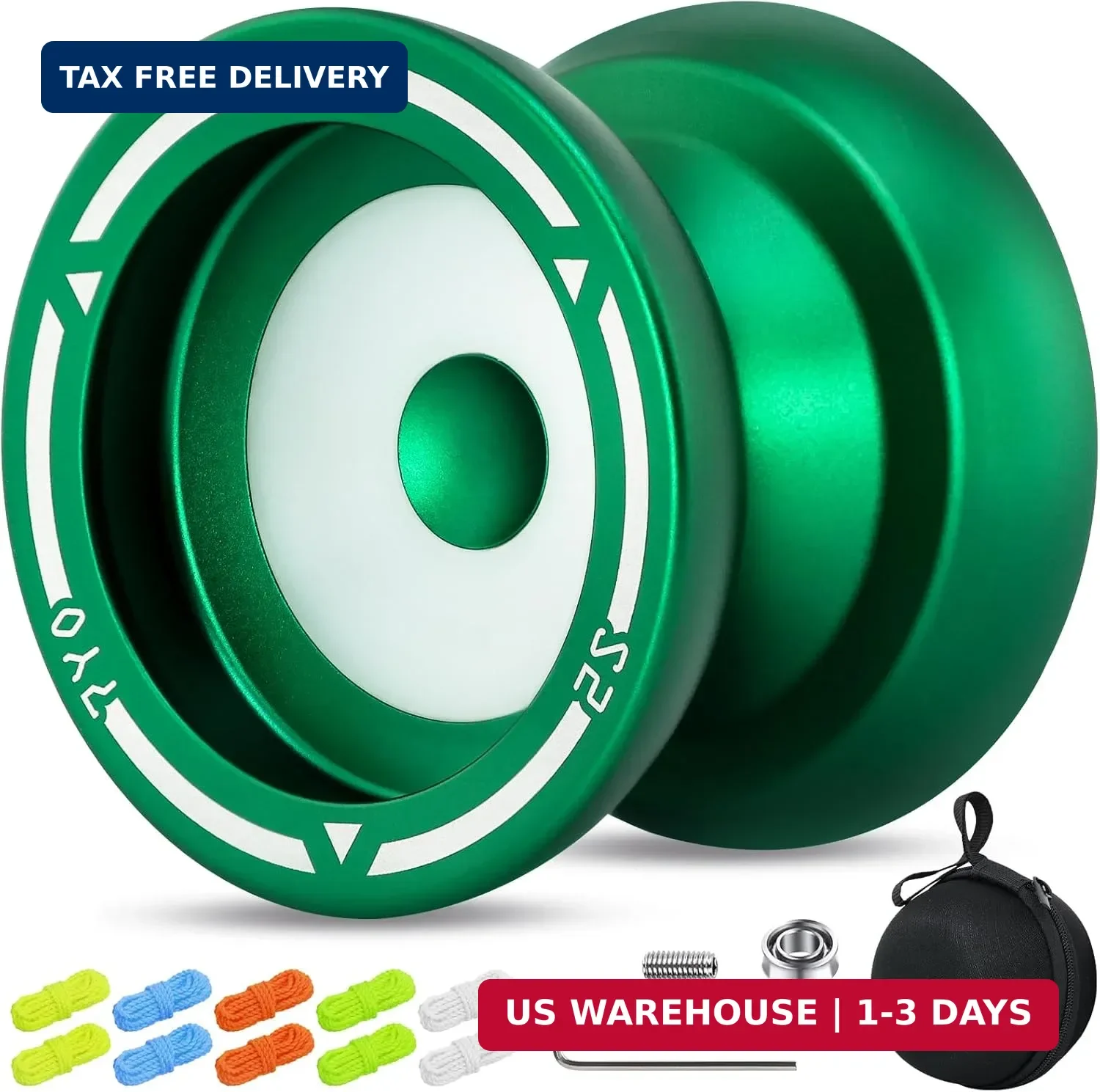 S2 Responsive Yoyo for Kids, Professional Dual Purpose Yo-Yo Alloy