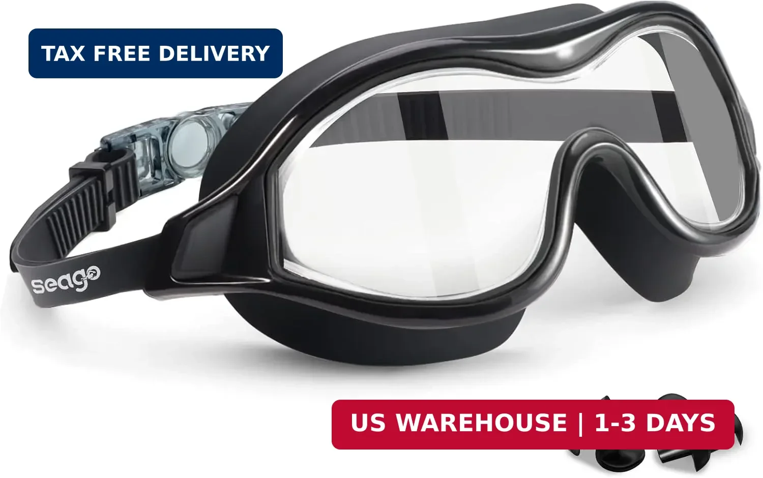 Swim Goggles No Leaking Anti-Fog Pool Goggles Swimming Goggles for Adult M