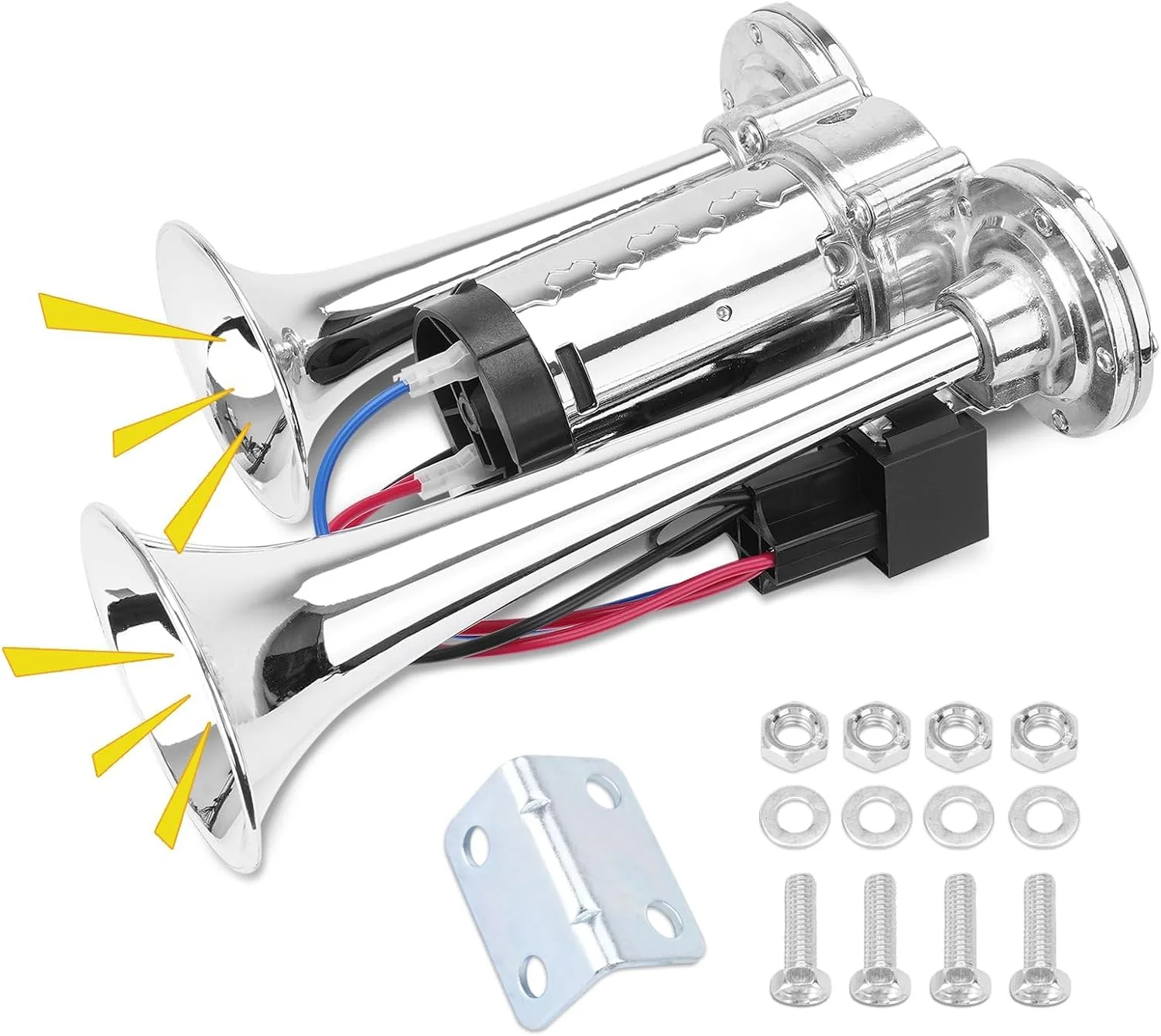 12V Air Horn Dual Trumpets