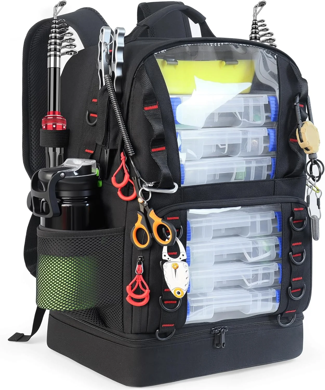 cheapest tackle bag fishing KastKing Karryall Bags - Saltwater & Freshwater - Water Resistant used tools FishLab Large Roller Tackle Bag