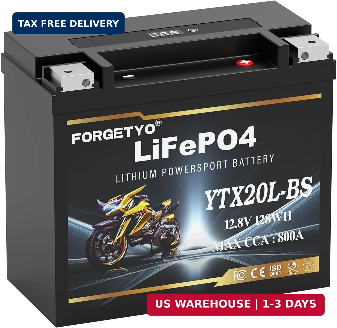 Lithium YTX20L-BS Battery
