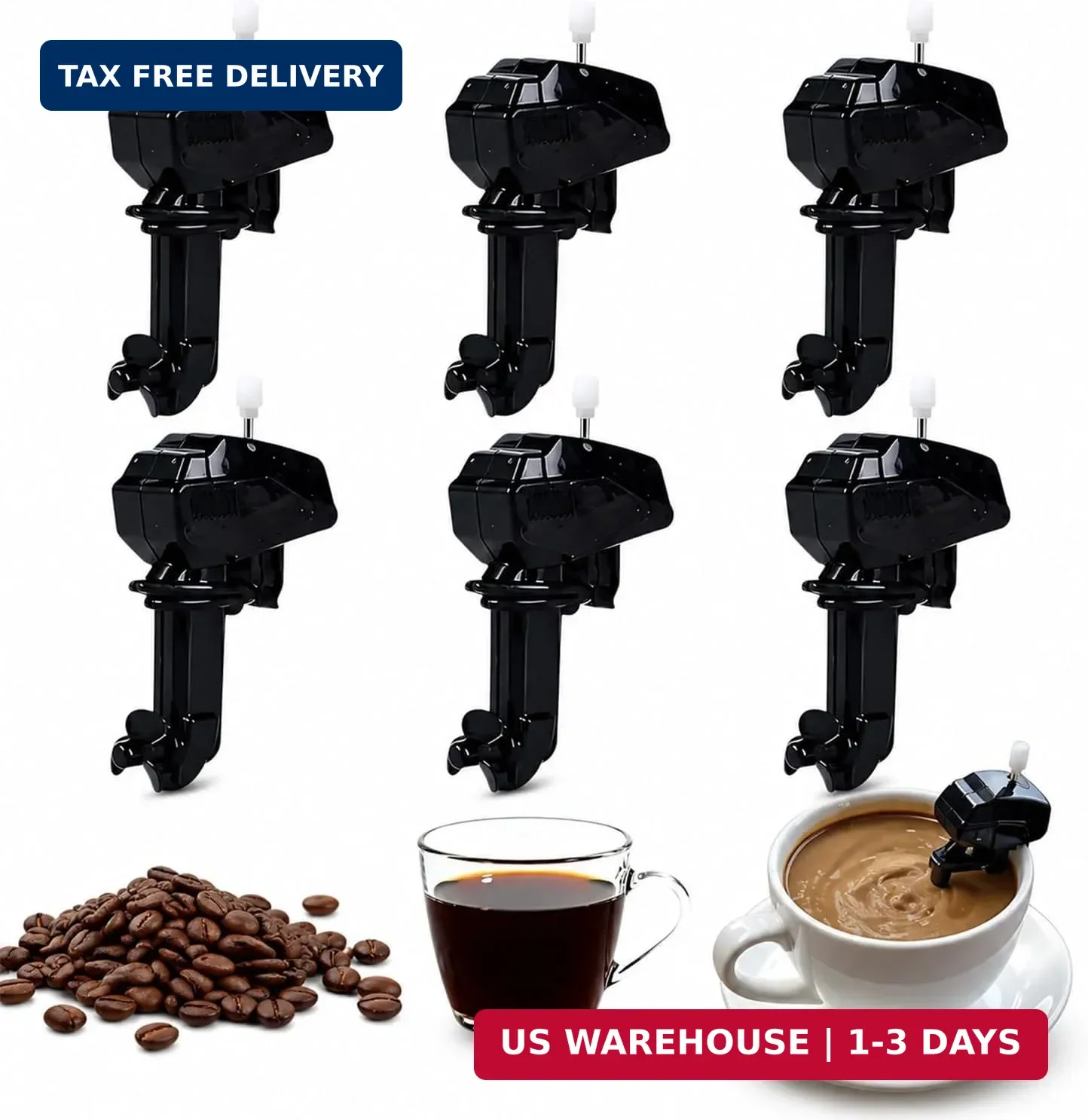 Boat Motor Coffee Stirrer
