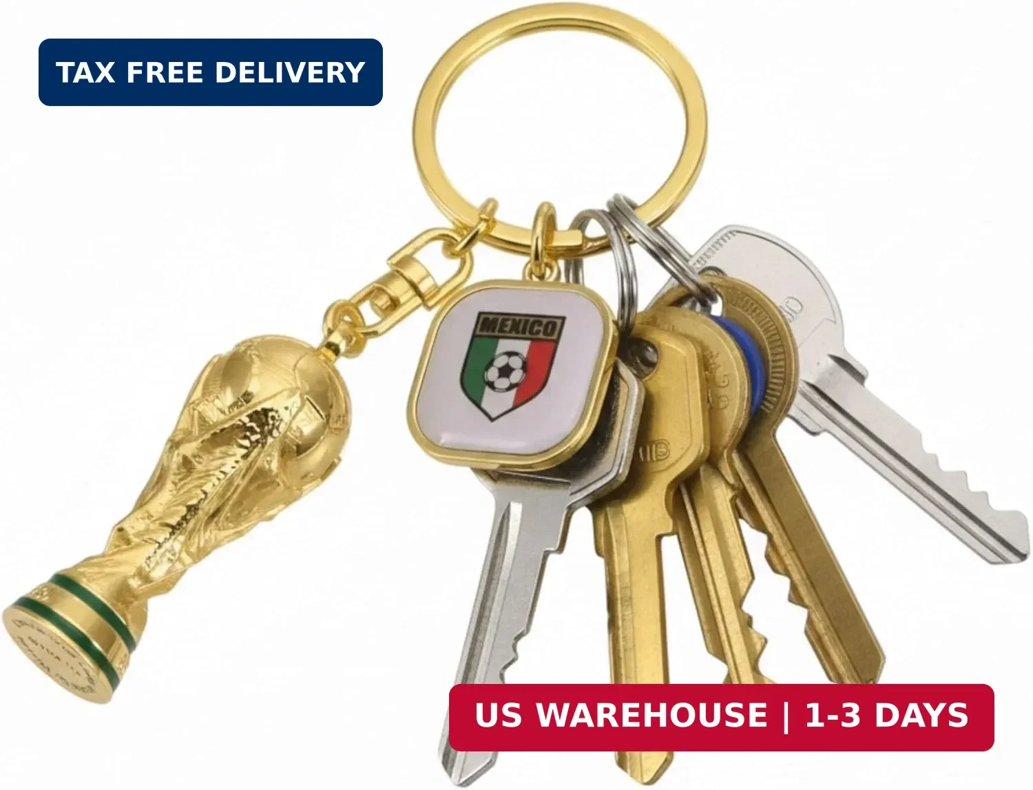 Official FIFA World Cup 2026 Edition Trophy Key Chains | eBay